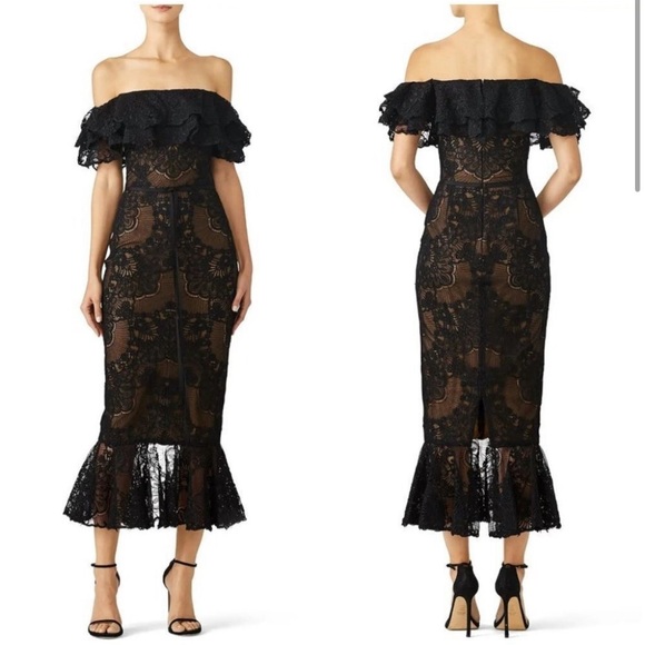 Marchesa Notte Size 4, worn once, dry cleaned - Picture 1 of 3